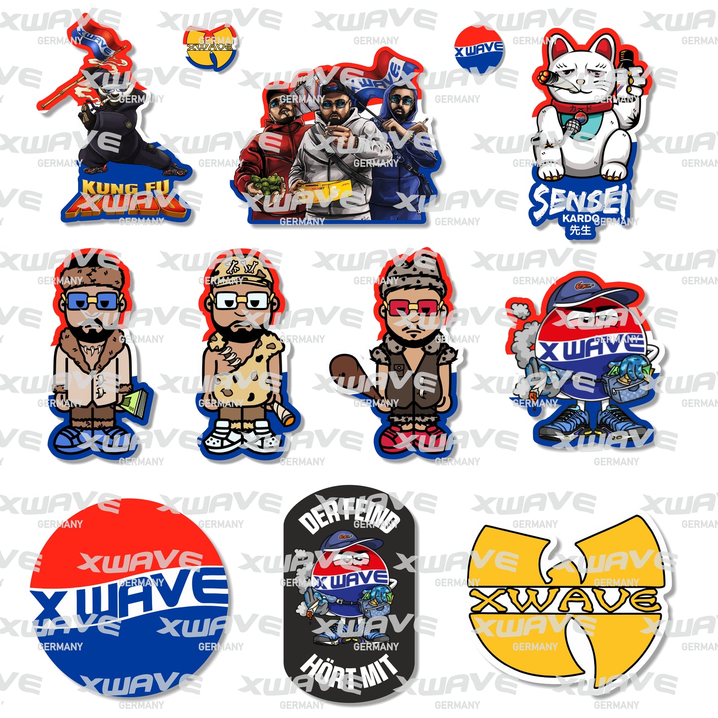 XWAVE Stickerpack